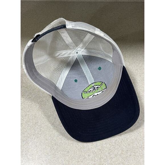 Patagonia Great Pacific Iron Works Mesh Snapback Cap Trucker Baseball Hat - Picture 7 of 9